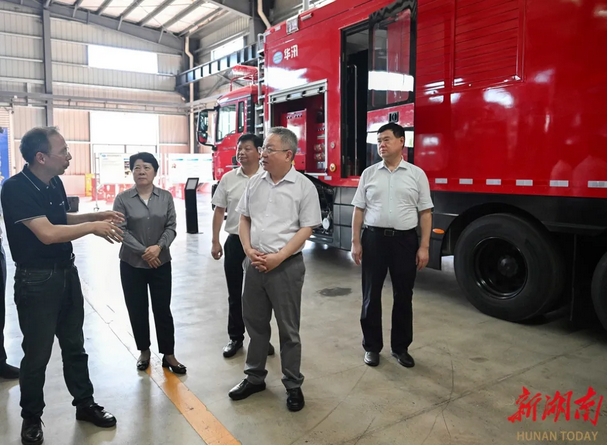 省委书记沈晓明调研工程机械产业链